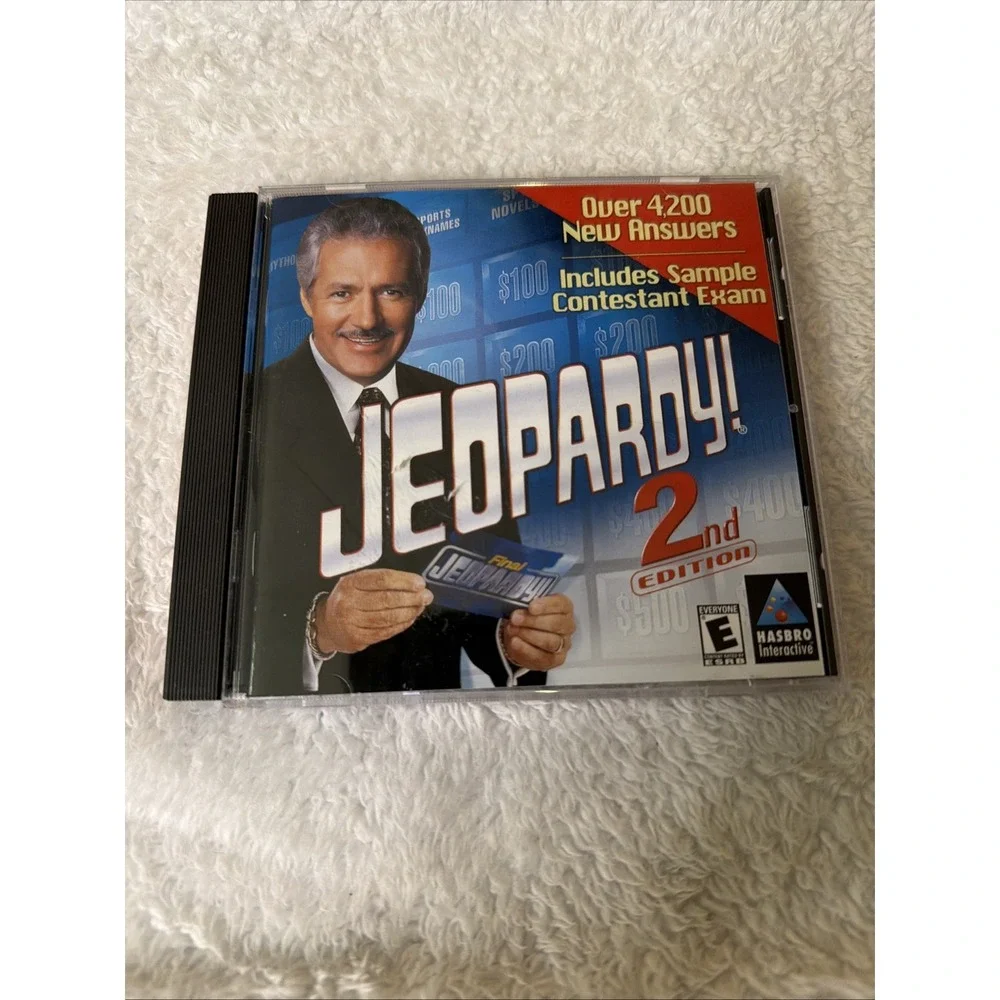 Jeopardy 2nd Edition PC CD ROM Game Alex Trebek Windows 95/98
